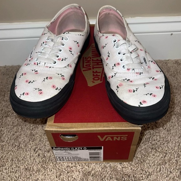 VANS Authentic Lazy Oaf Multi/Black Sneakers Men’s Size 6.5 Women’s 8 w/OG Box - Picture 6 of 10